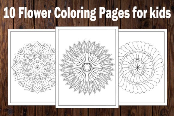 10 Flower Coloring Pages for Kids: A Complete Guide to Low-Content KDP Activity Books