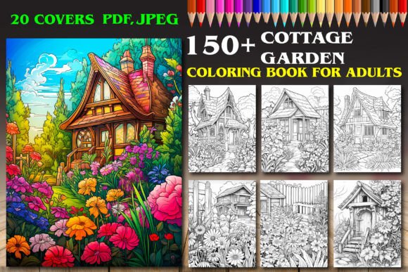 Cottage Garden Coloring Pages