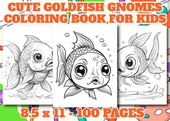 Cute Goldfish Coloring Pages for Kids: A Versatile, Production-Ready Asset for Creative Entrepreneurs and Educators