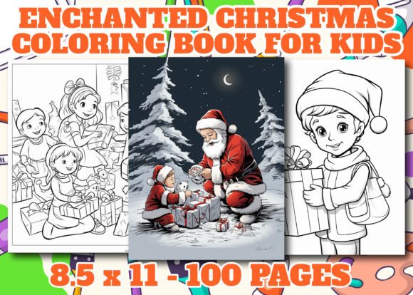 Enchanted Christmas Coloring Pages: High-Resolution KDP Assets for Creative Entrepreneurs
