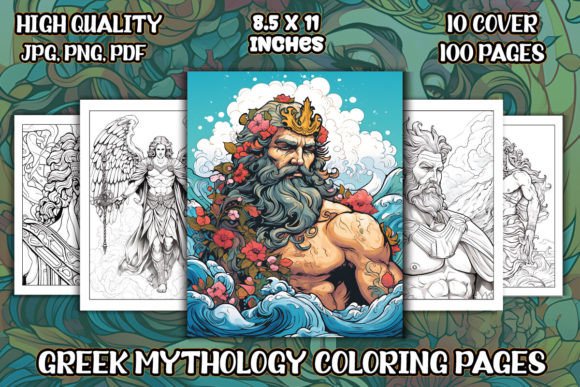 Greek Mythology Coloring Pages for Adult