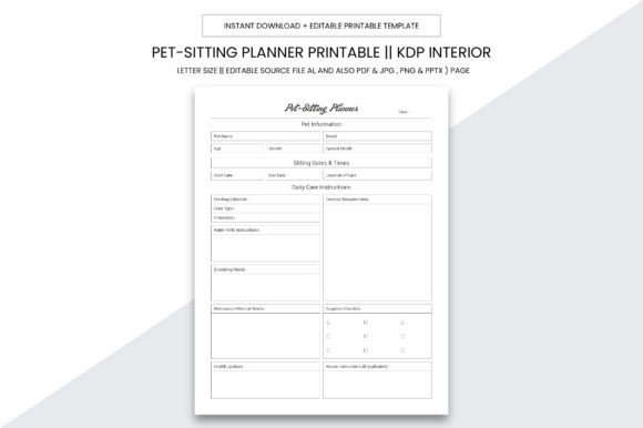 New Version Pet-Sitting Planner Page