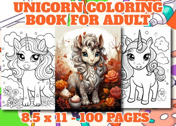 Unicorn Coloring Pages Adult
