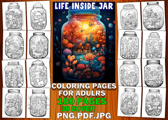 Why 180 Life Inside Jar Coloring Pages KDP Is Reshaping the High-Content Adult Coloring Book Business on Amazon